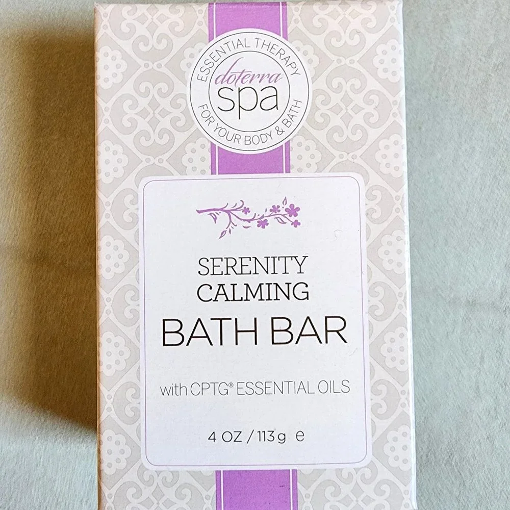 doTerra Essential Oil SERENITY Bath Bar Soap - NEW in Box
